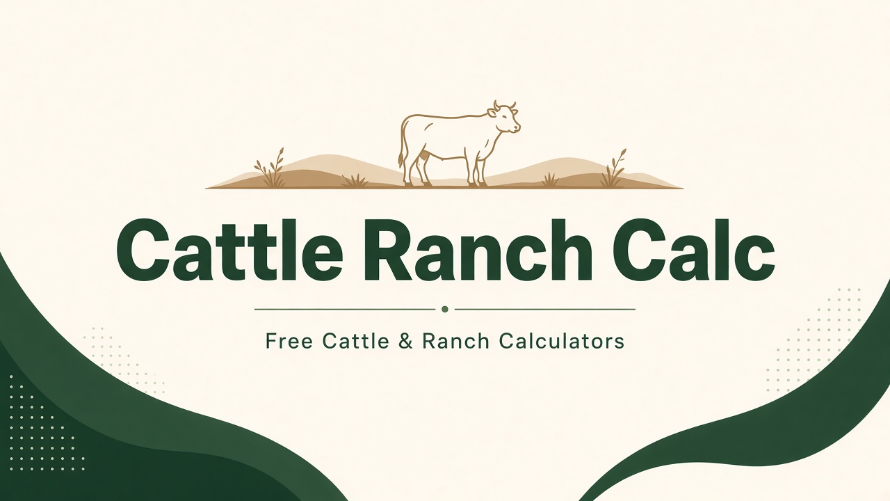 Cattle Weight Calculator | Cattle Ranch Calc